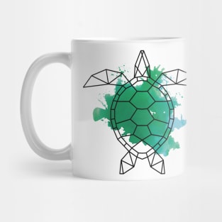 Geometric turtle Mug